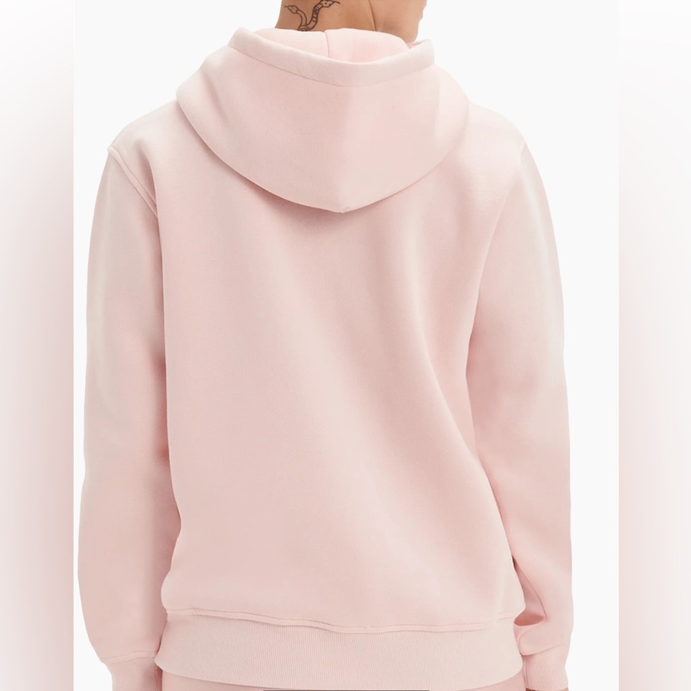 Women’s NWT Large Rey UGGfluff Pullover Logo Hoodie-Lotus Blossom Pink - Picture 3 of 8
